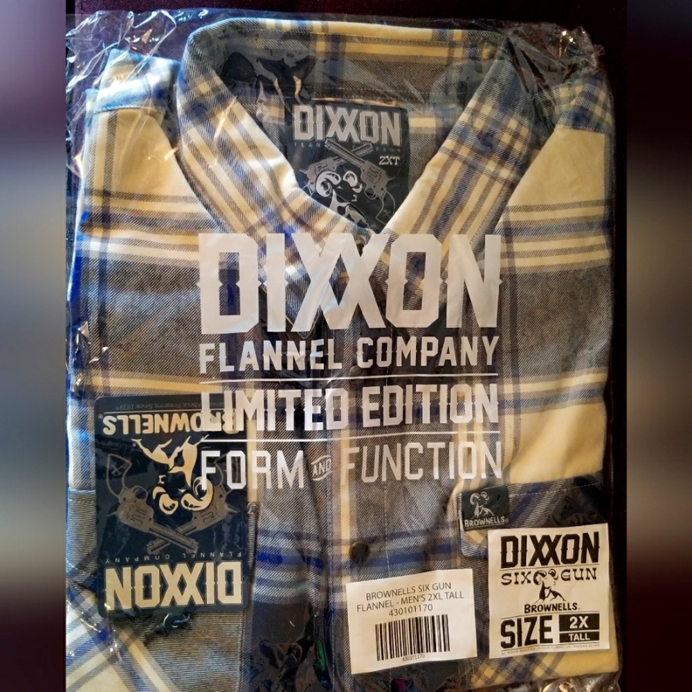 Dixxon six gun flannel 2xlt